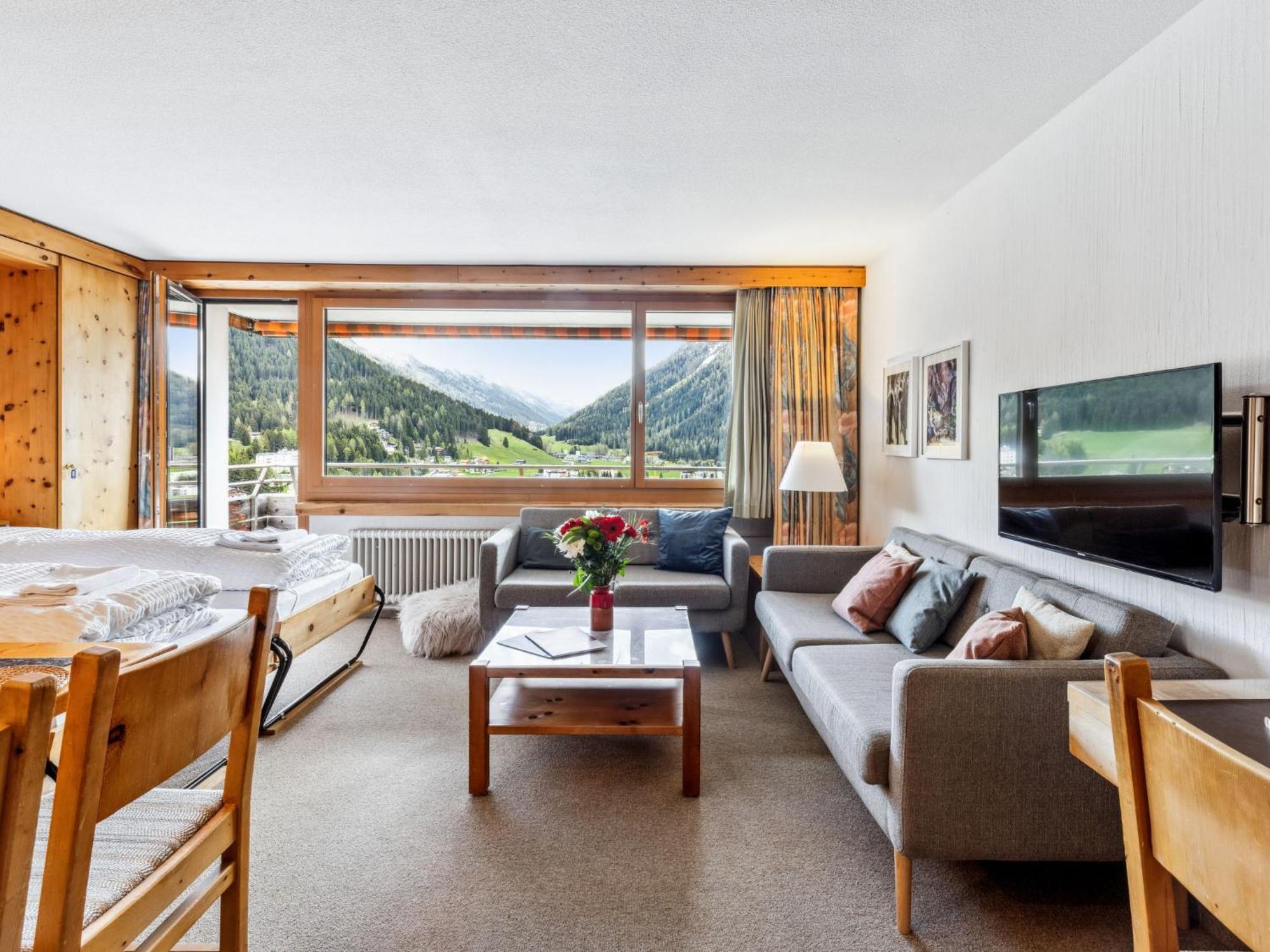 Apartment Guardaval - Utoring-1 Davos Bagian luar foto